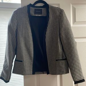 Scotch- Soda Houndstooth blazer- lined black trimming